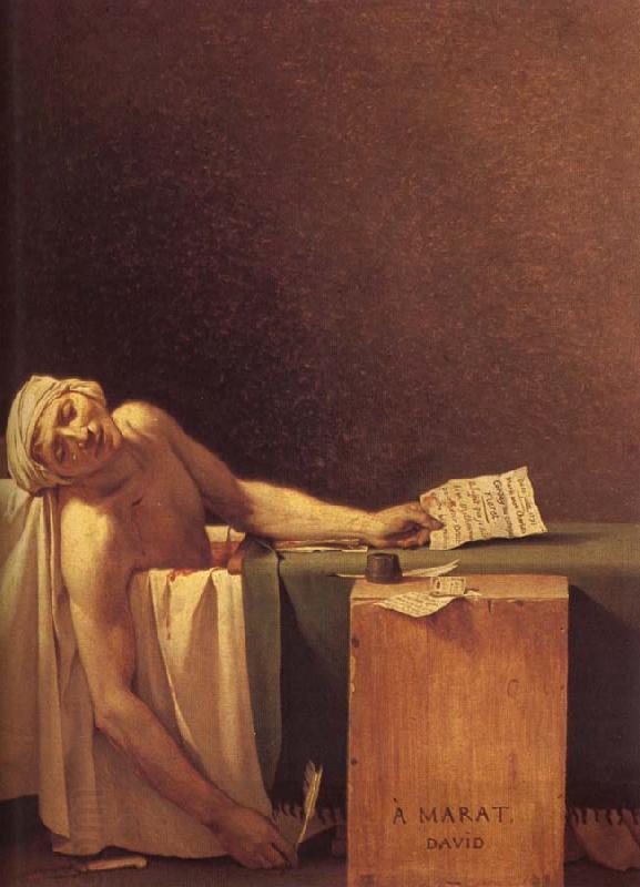 Jacques-Louis David The death of Marat China oil painting art